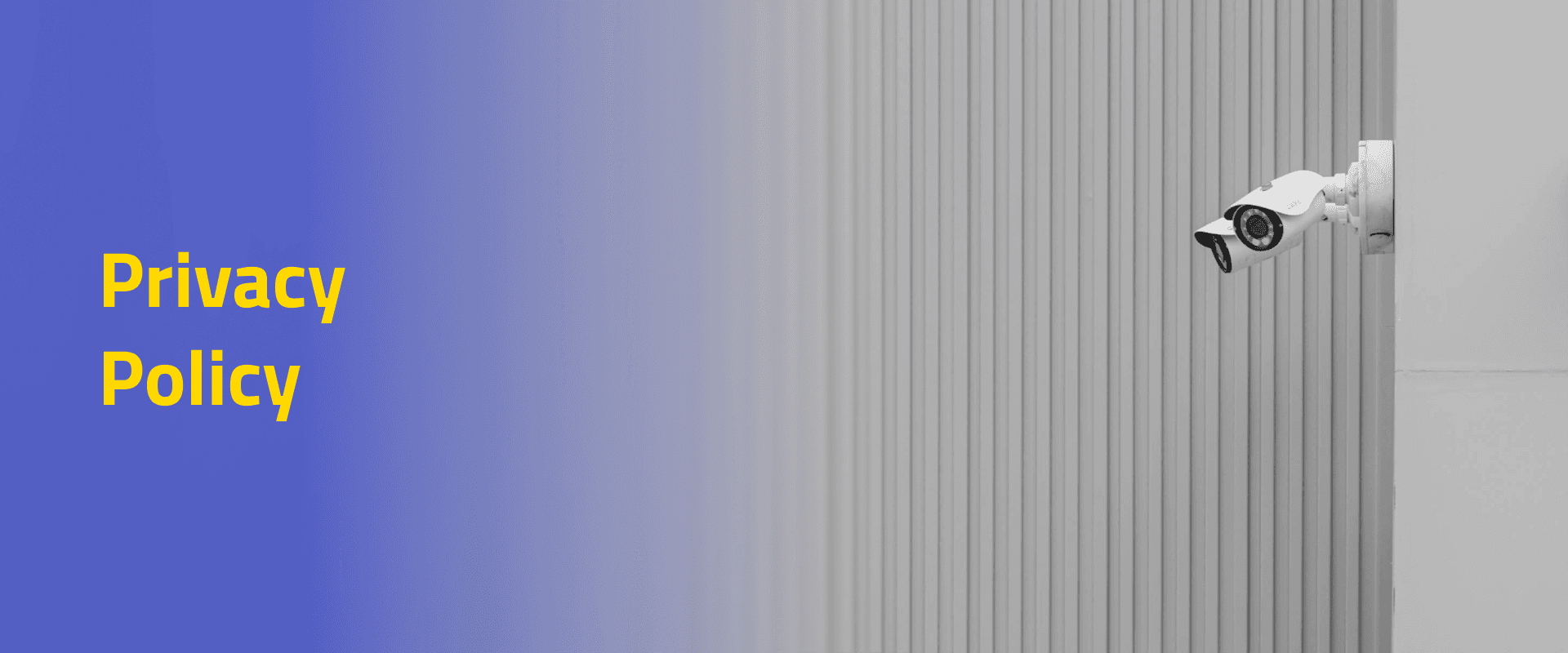 Privacy Policy Banner